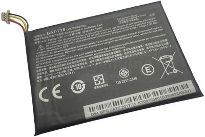 2640mAh Acer Iconia B1-A71-83174G00NK Baterie