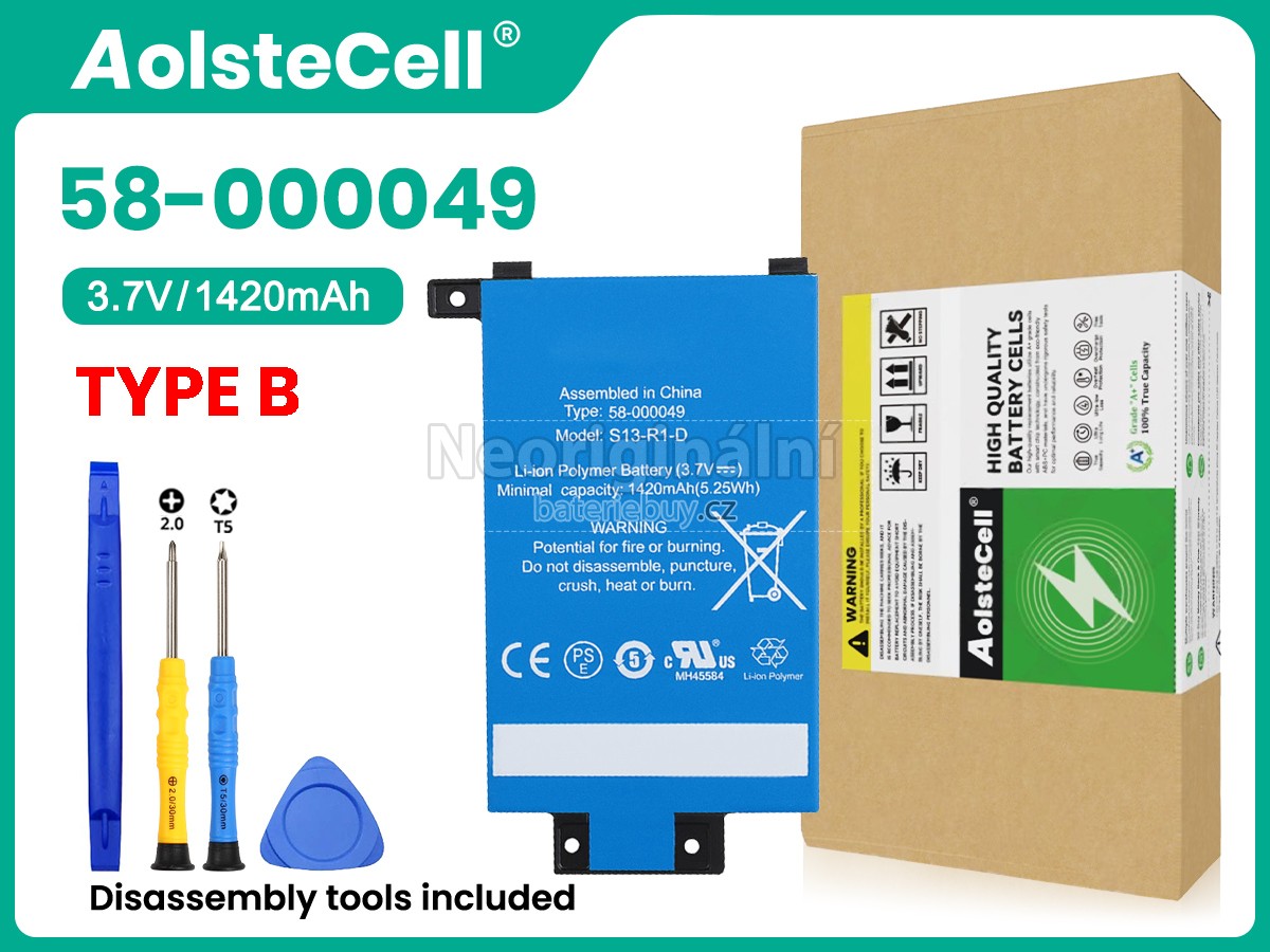 Nahrazení Amazon KINDLE 7 WP63GW baterie