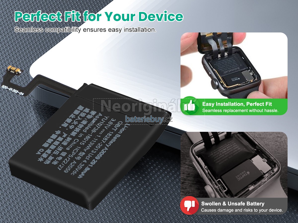 Nahrazení Apple MU6A2LL/A baterie