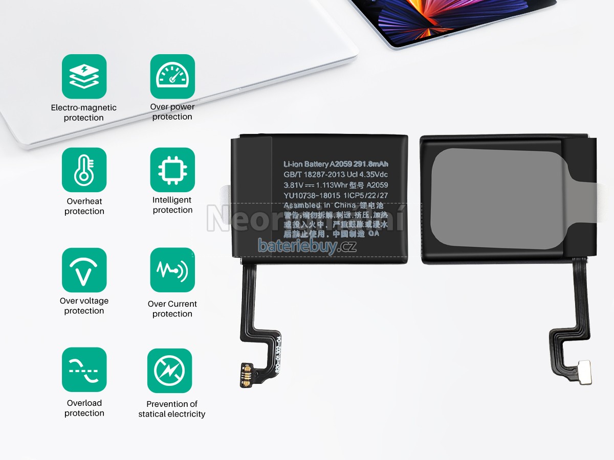 Nahrazení Apple MU6A2LL/A baterie