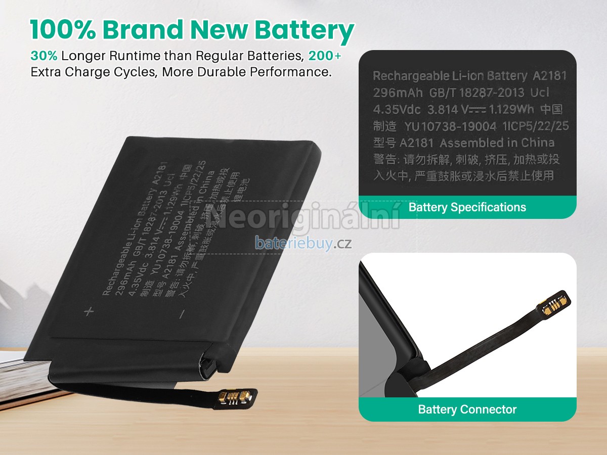 Nahrazení Apple MYDR2LL/A baterie