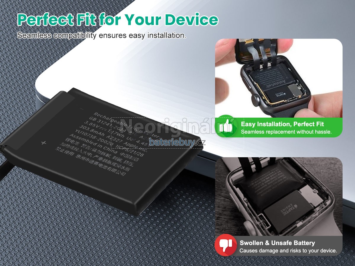 Nahrazení Apple A2327 baterie
