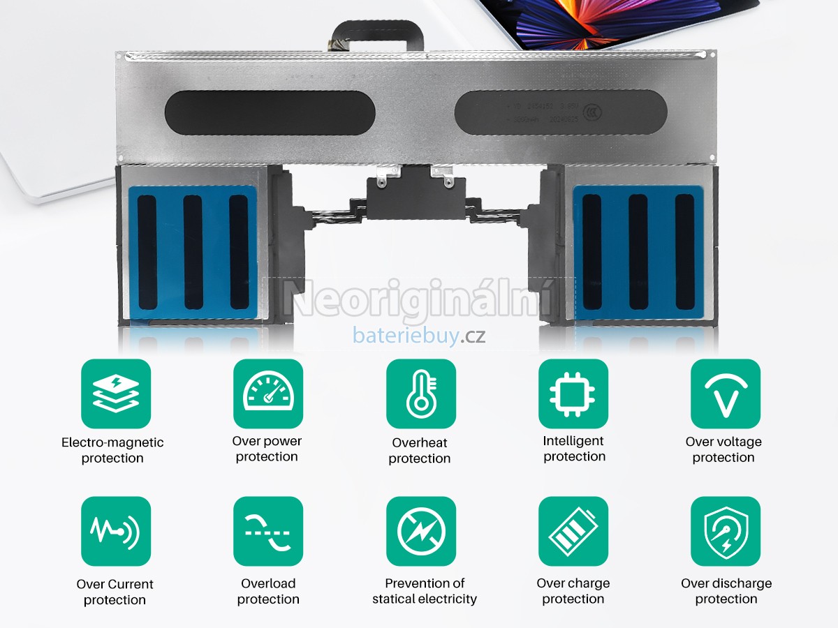 Nahrazení Apple A2941 EMC 8301 baterie