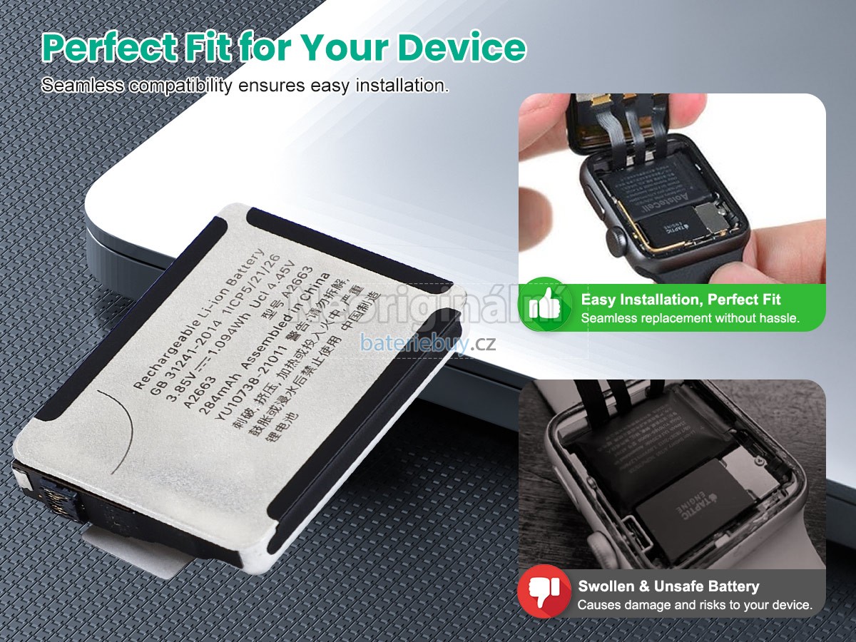 Nahrazení Apple A2857 baterie