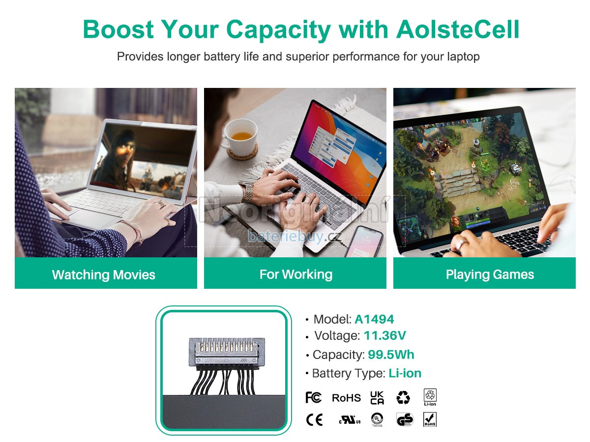 Nahrazení Apple ME294 baterie