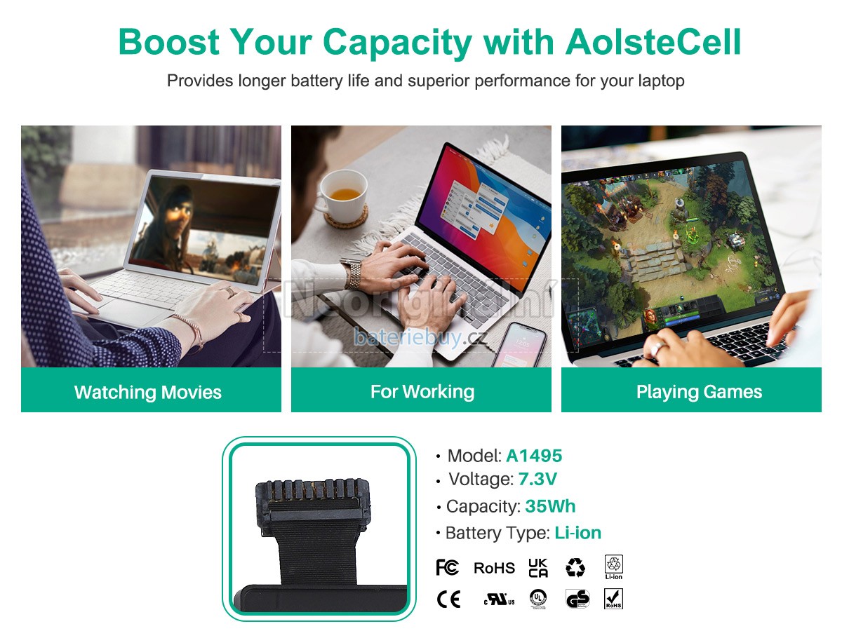 Nahrazení Apple A1465 baterie