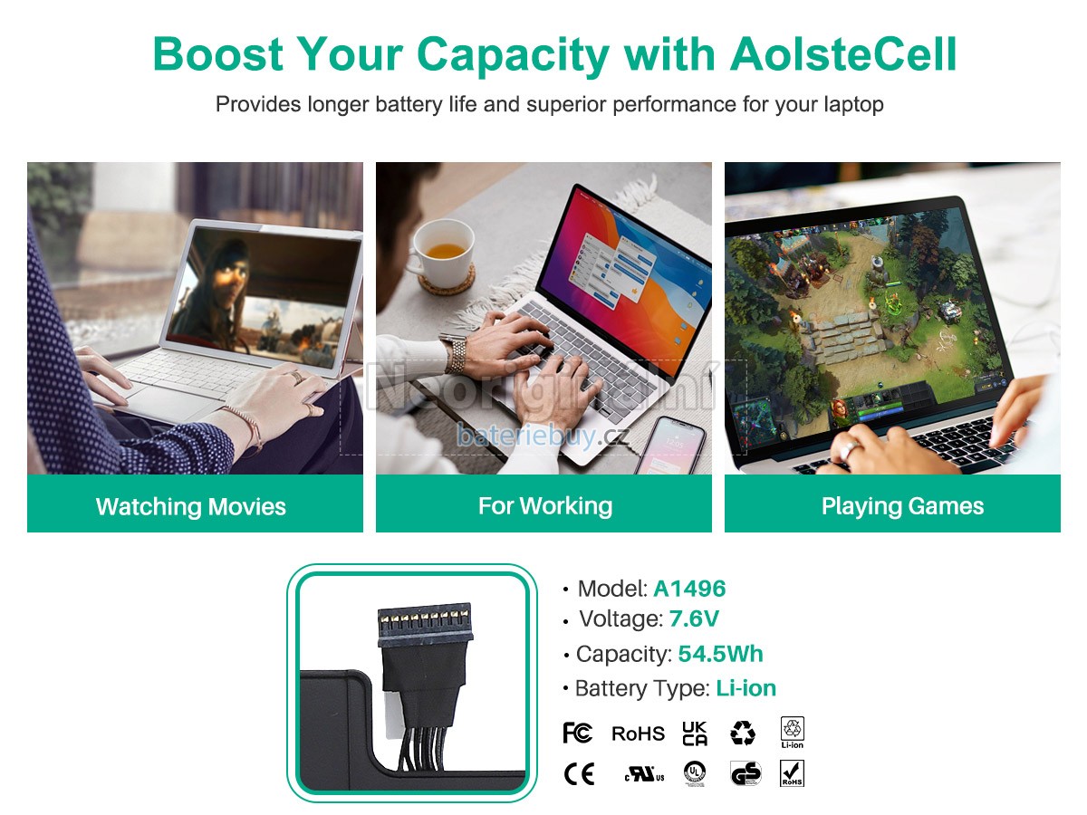 Nahrazení Apple A1466 baterie