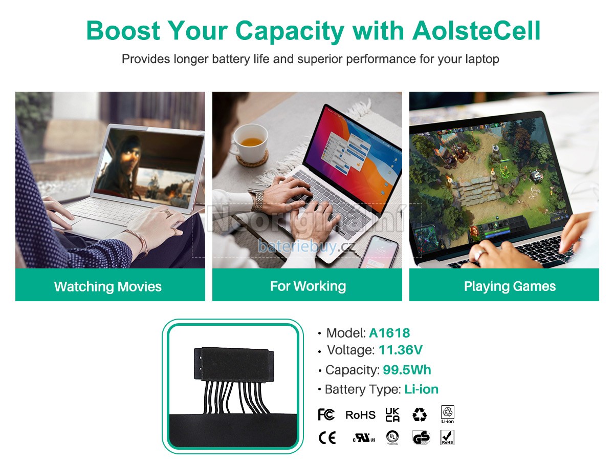 Nahrazení Apple A1618 baterie