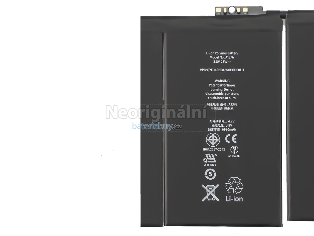 Nahrazení Apple A1316 baterie