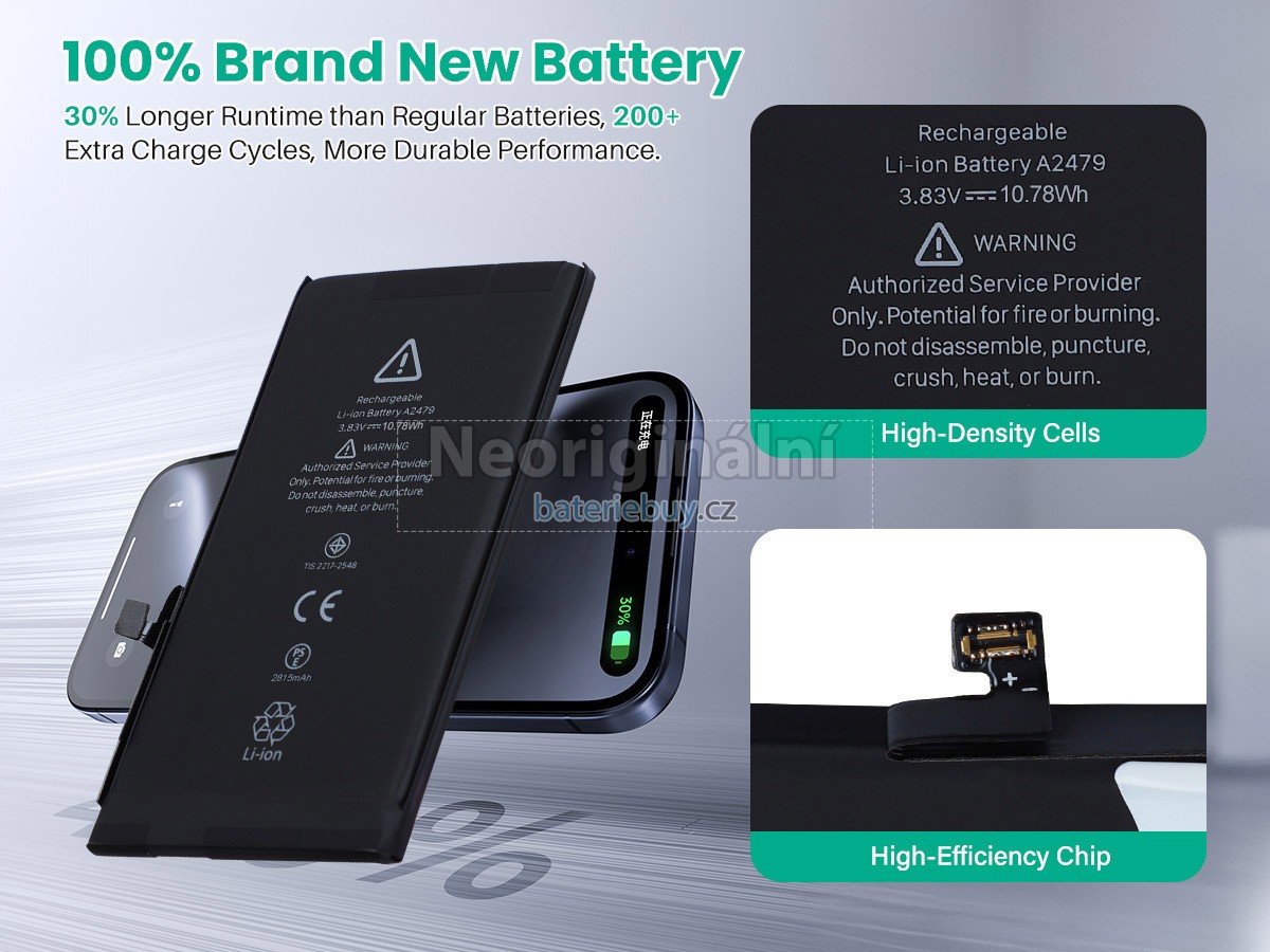 Nahrazení Apple MGJ83B/A baterie