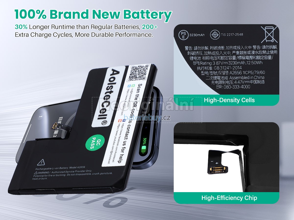 Nahrazení Apple A2636 EMC 4002 baterie