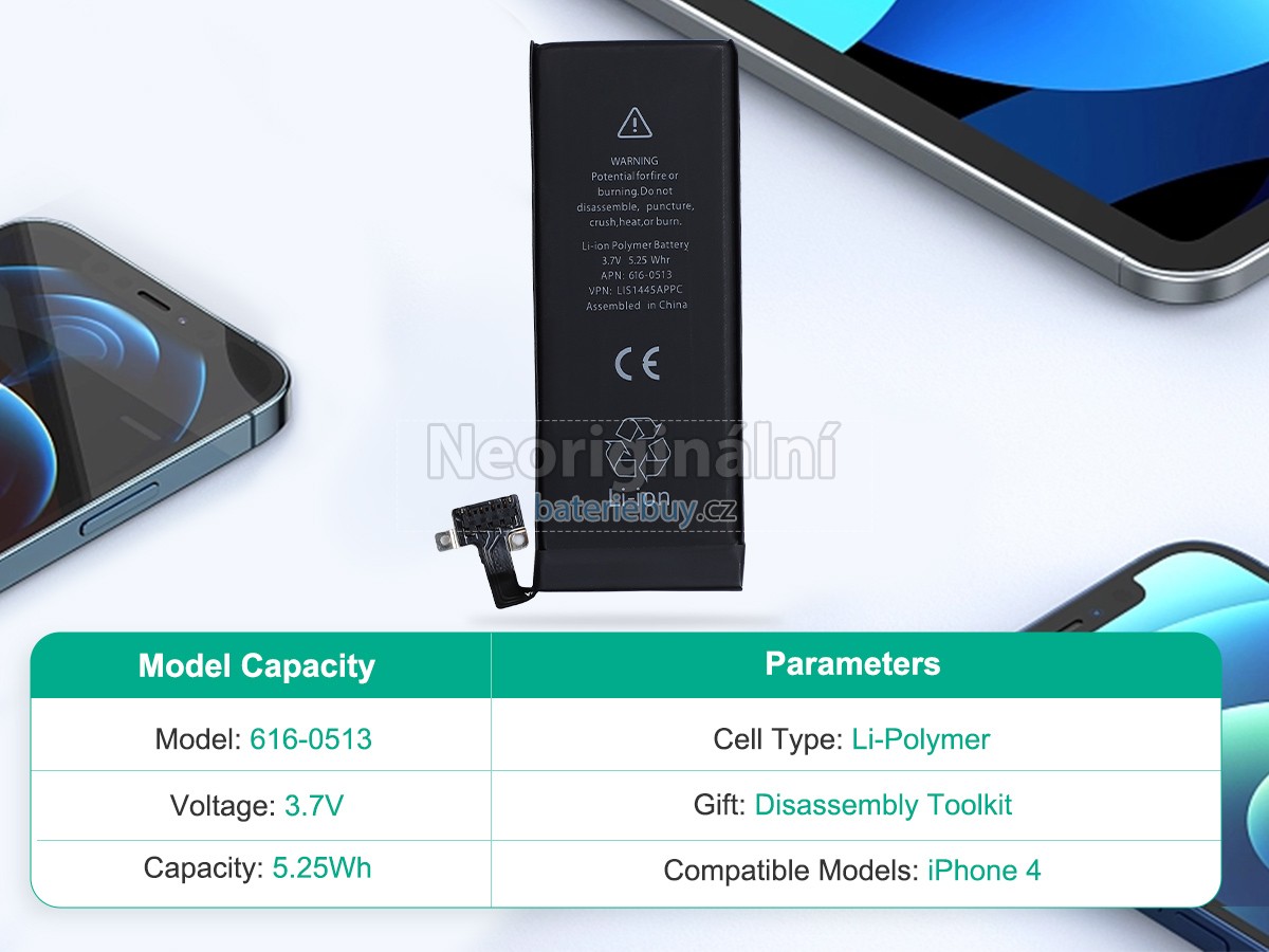 Nahrazení Apple MC611 baterie