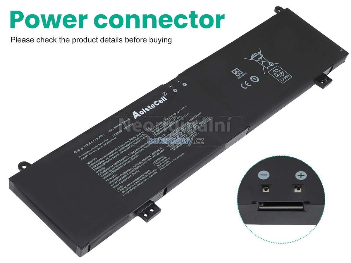 Nahrazení Asus Rog STRIX G17 G713QM baterie