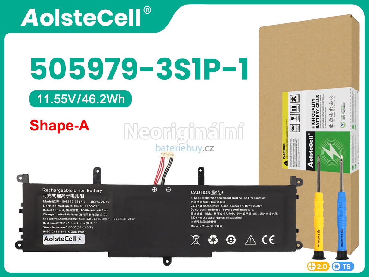 Nahrazení CHUWI 505979-3S1P-1 baterie