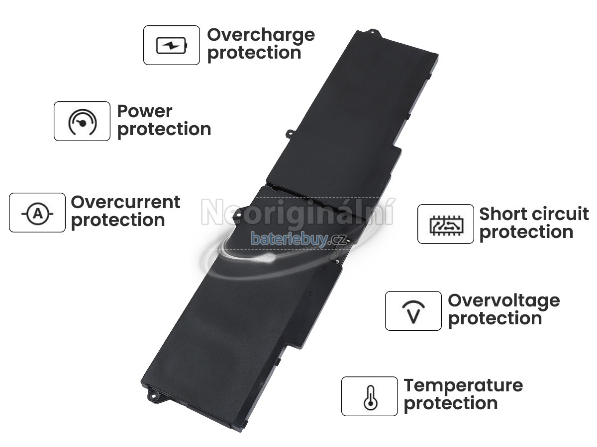 Nahrazení Dell 9JRV0 baterie