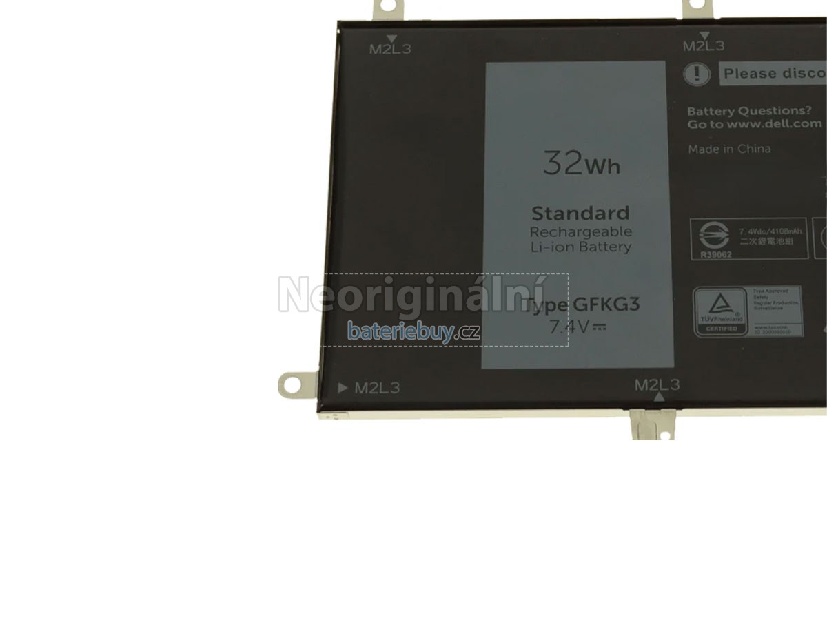 Nahrazení Dell 0GFKG3 baterie