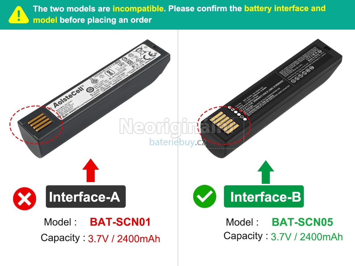 Nahrazení Honeywell 3820I baterie