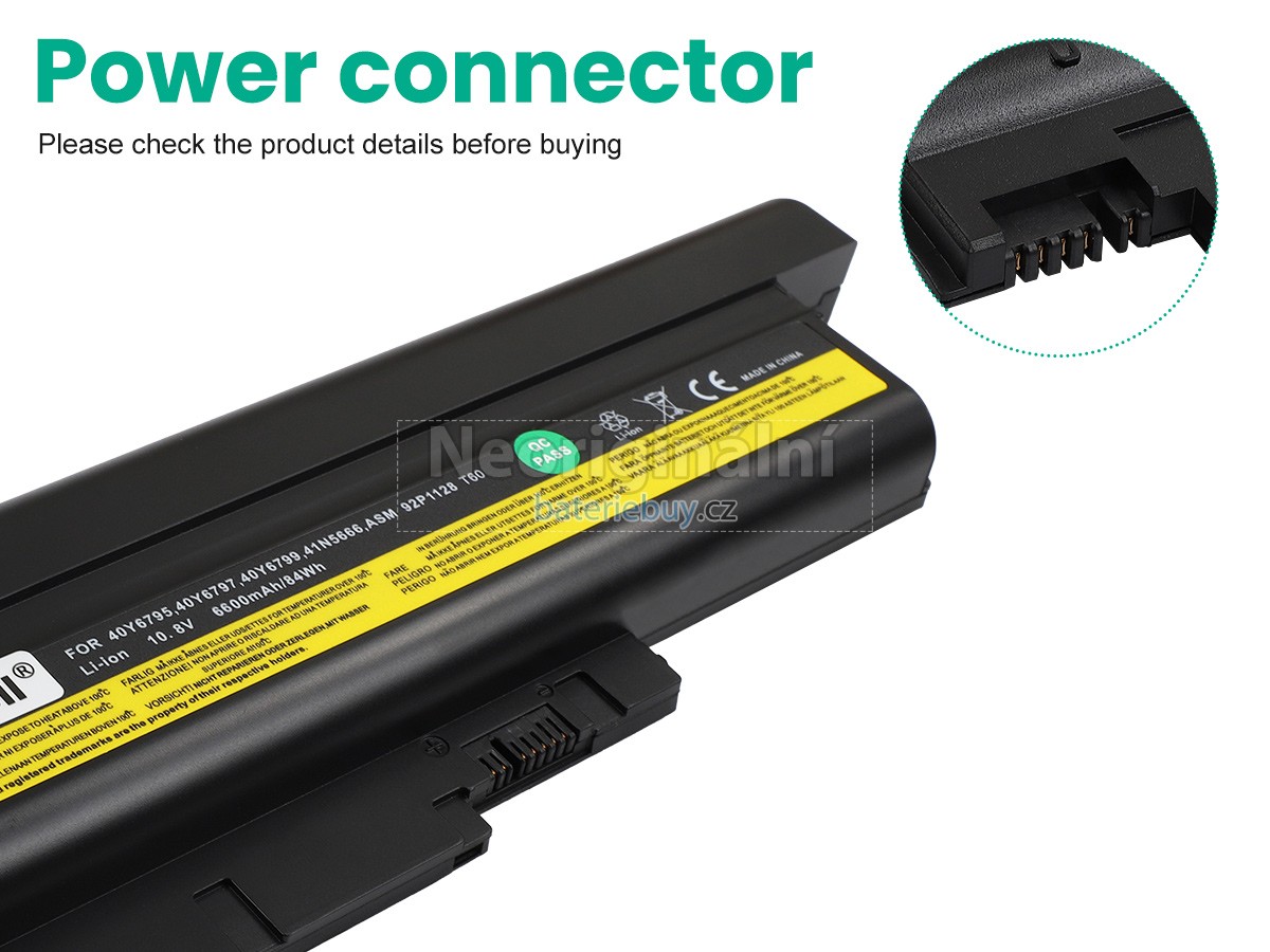Nahrazení IBM 42T5246 baterie