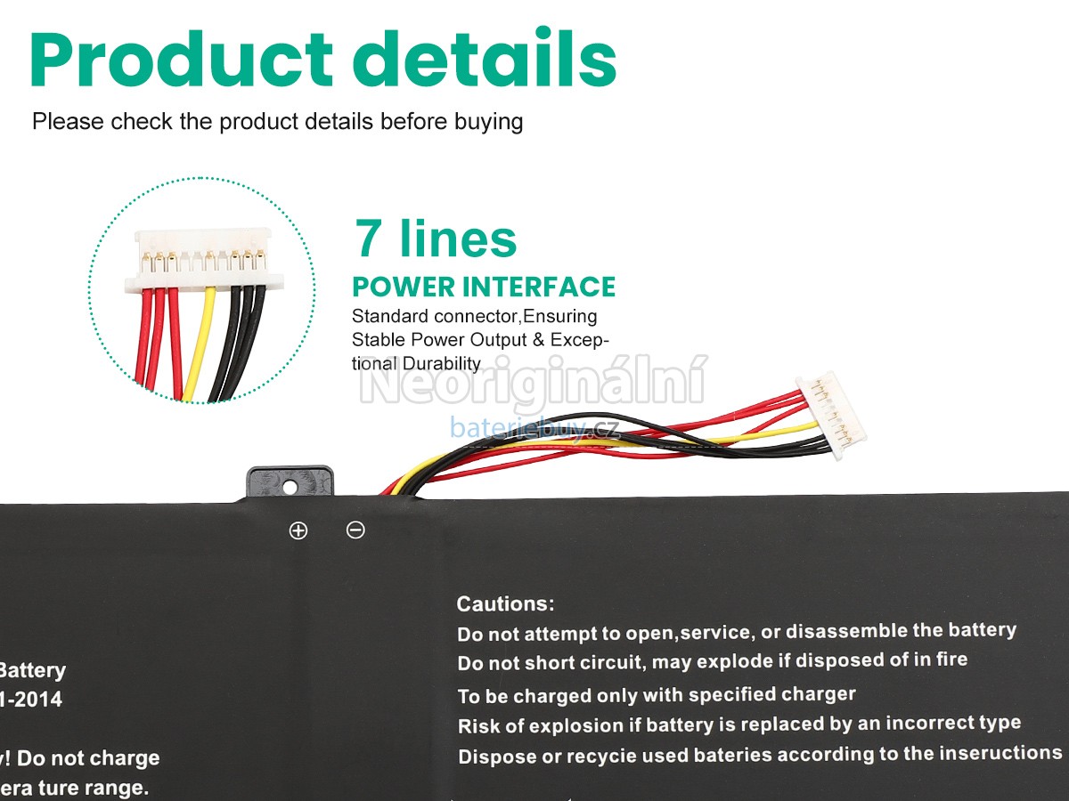 Nahrazení Jumper U3285131PV-2S-9LINES baterie