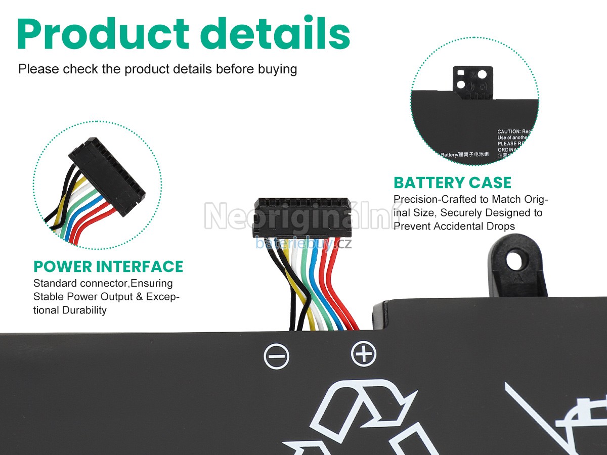 Nahrazení Lenovo V15 G1-IML-82NB0019UK baterie