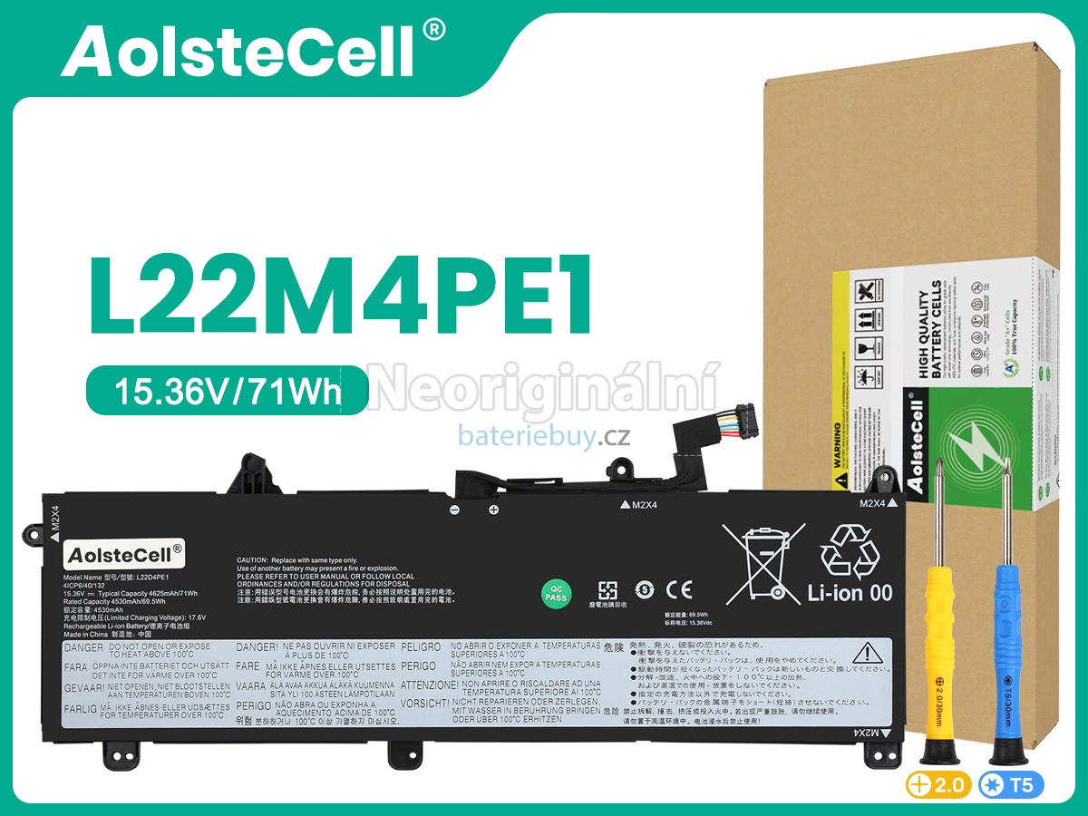 Nahrazení Lenovo L22M4PE1 baterie