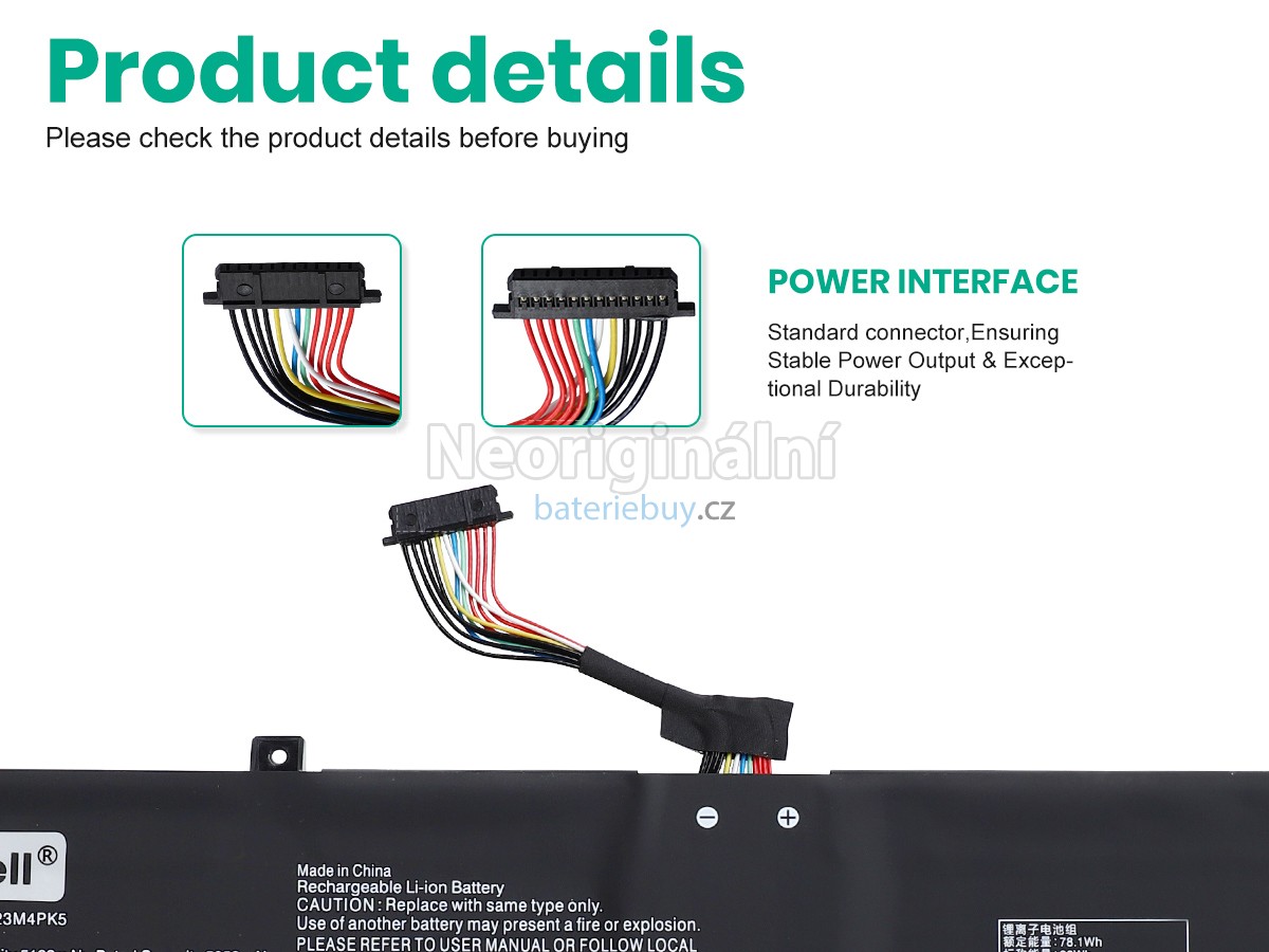 Nahrazení Lenovo LEGION 5 16IRX9-83DG00B4MB baterie