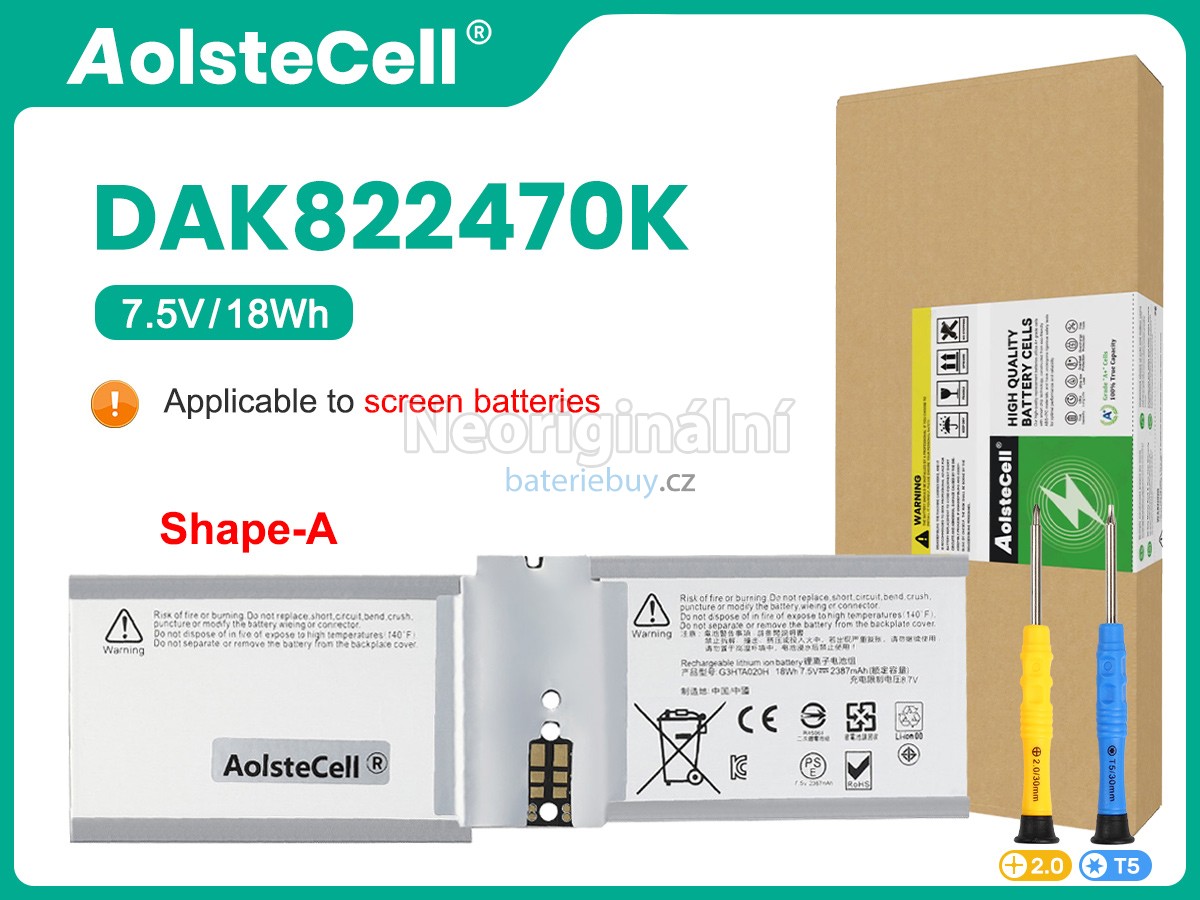 Nahrazení Microsoft Surface BOOK 2 1832 baterie