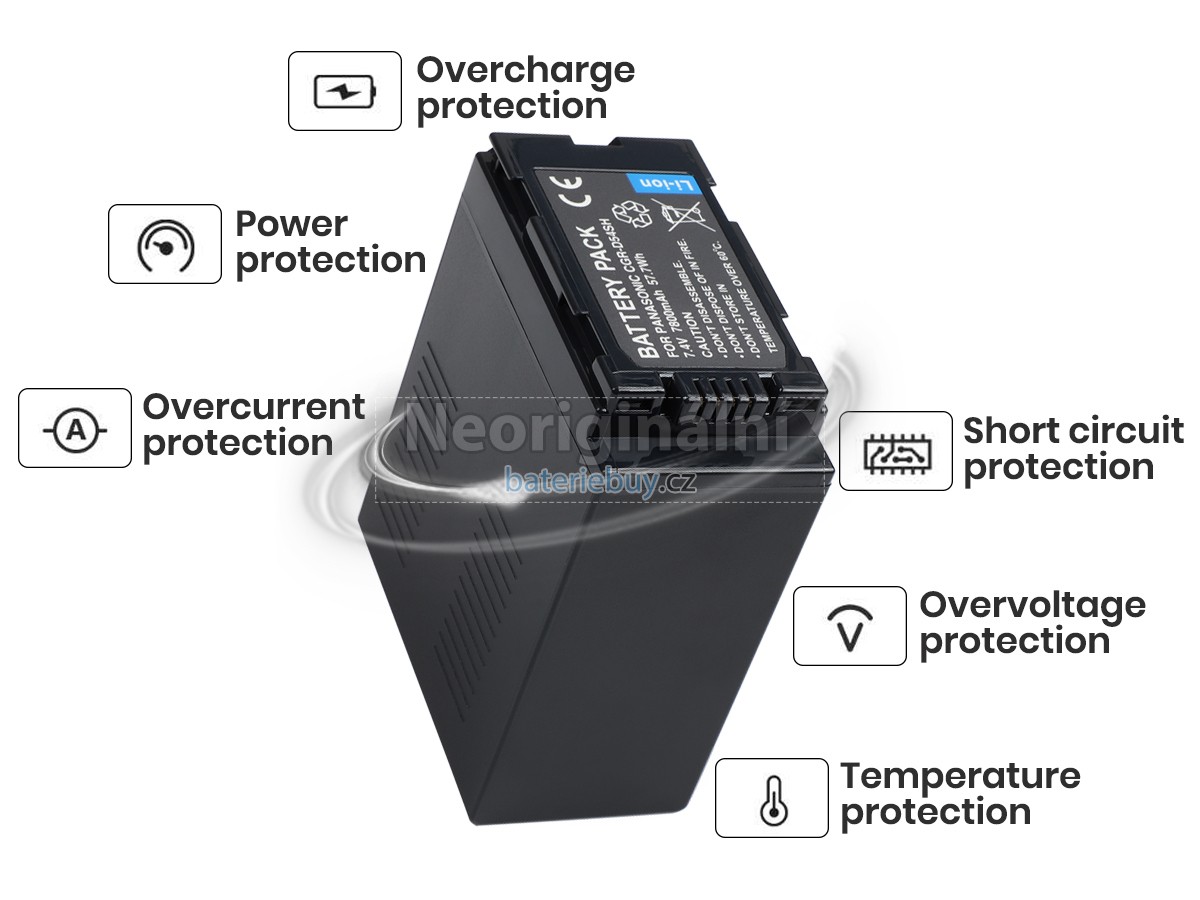 Nahrazení Panasonic AG-DVC7 baterie
