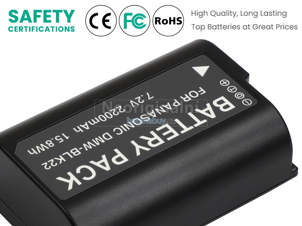 Nahrazení Panasonic BLK22 baterie