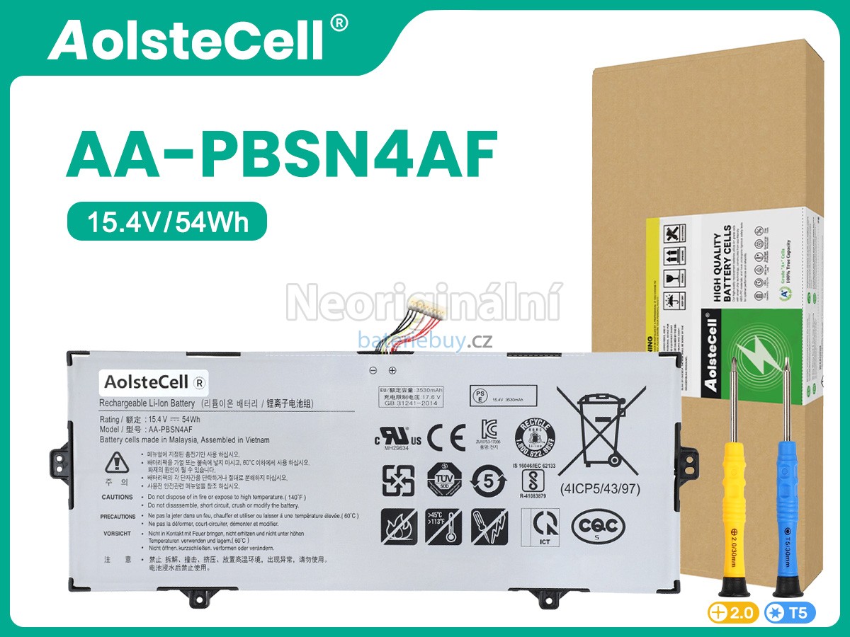 Nahrazení Samsung NT930SBE baterie