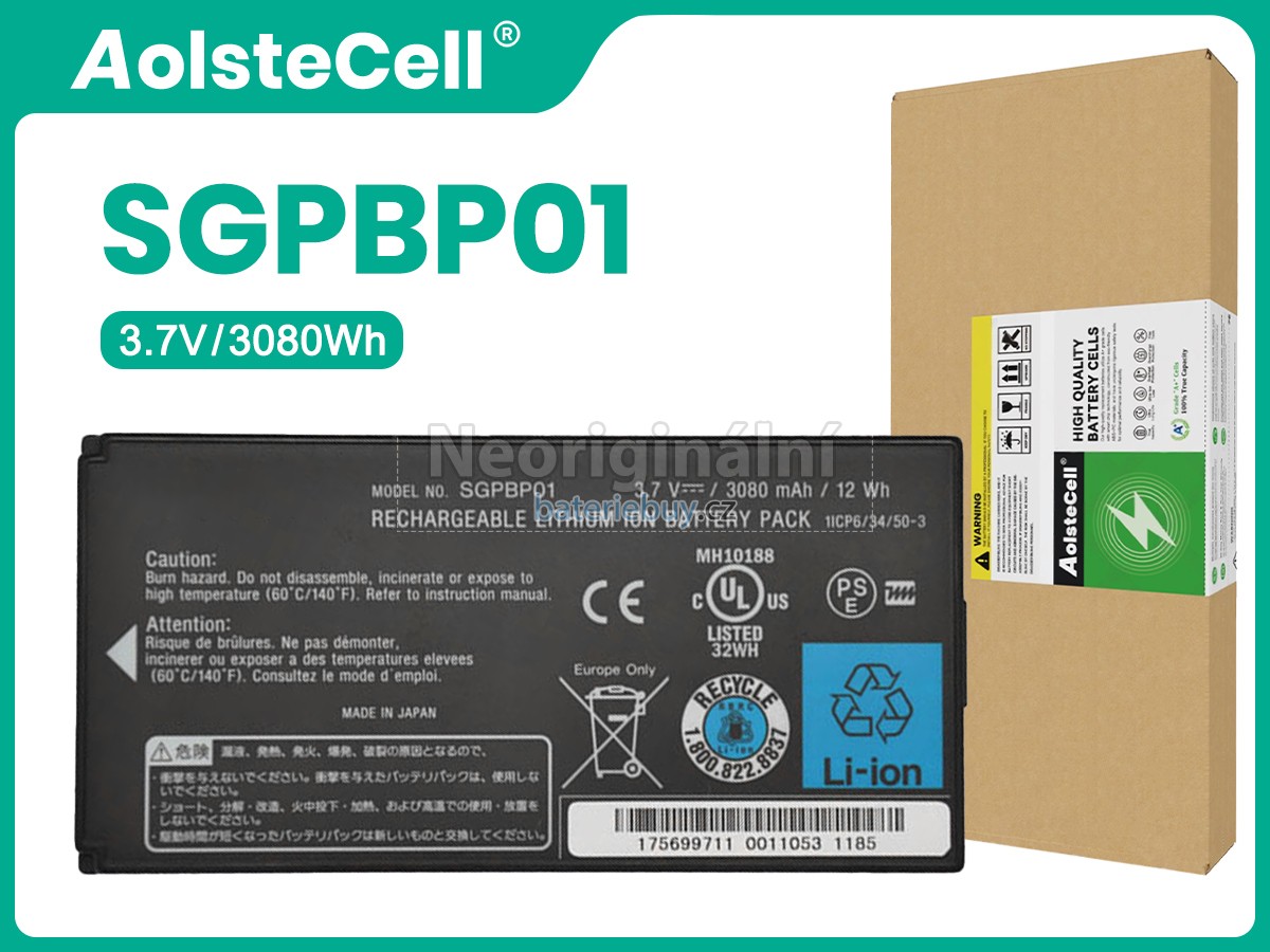 Nahrazení Sony SGP-BP01 baterie