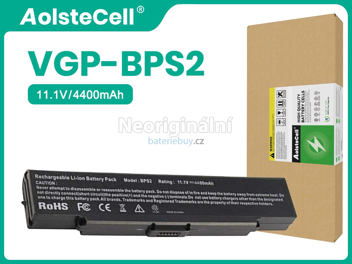Nahrazení Sony VGP-BPS2A baterie
