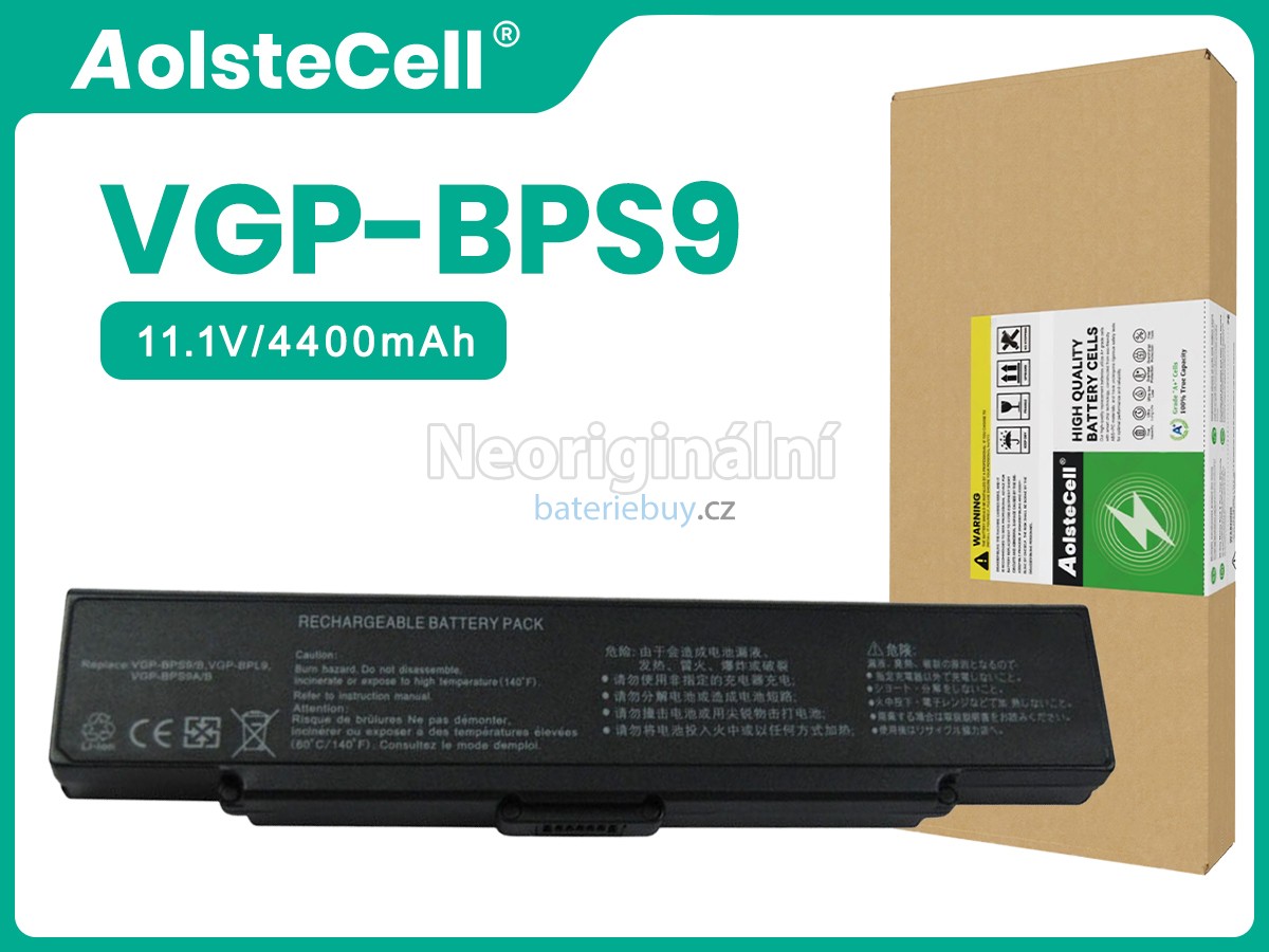 Nahrazení Sony VGP-BPS9/B baterie
