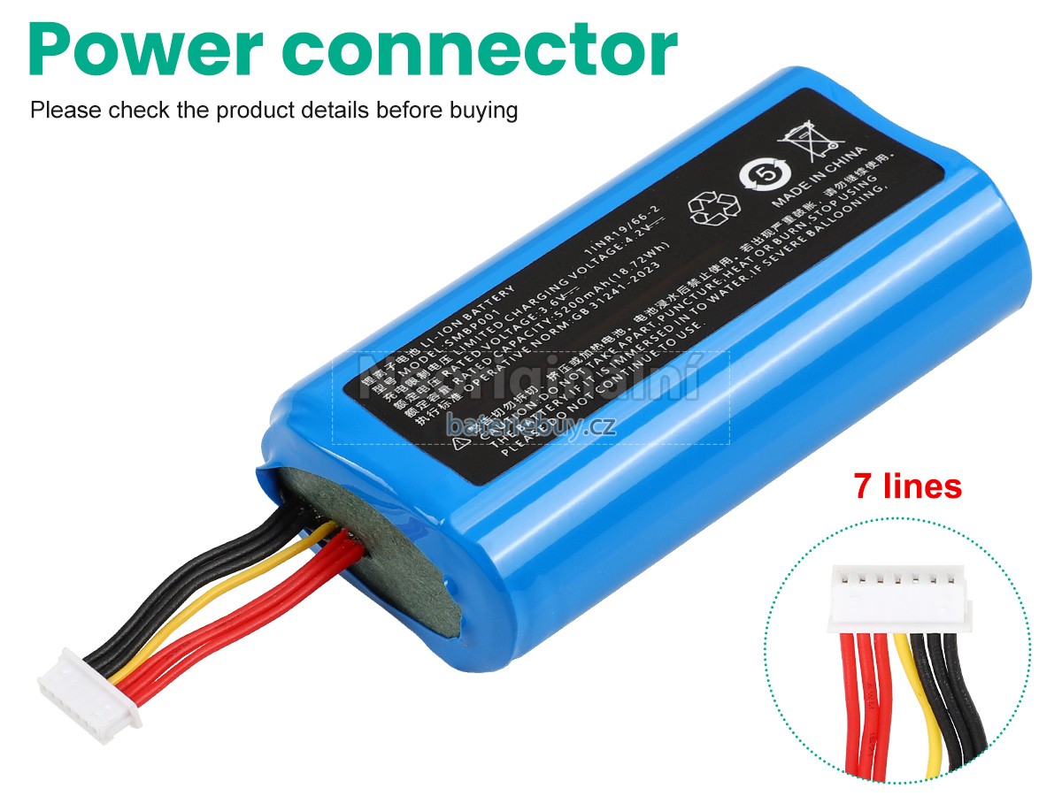 Nahrazení Sunmi V1S baterie