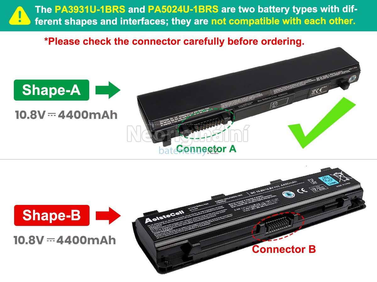 Nahrazení Toshiba Satellite R945 baterie