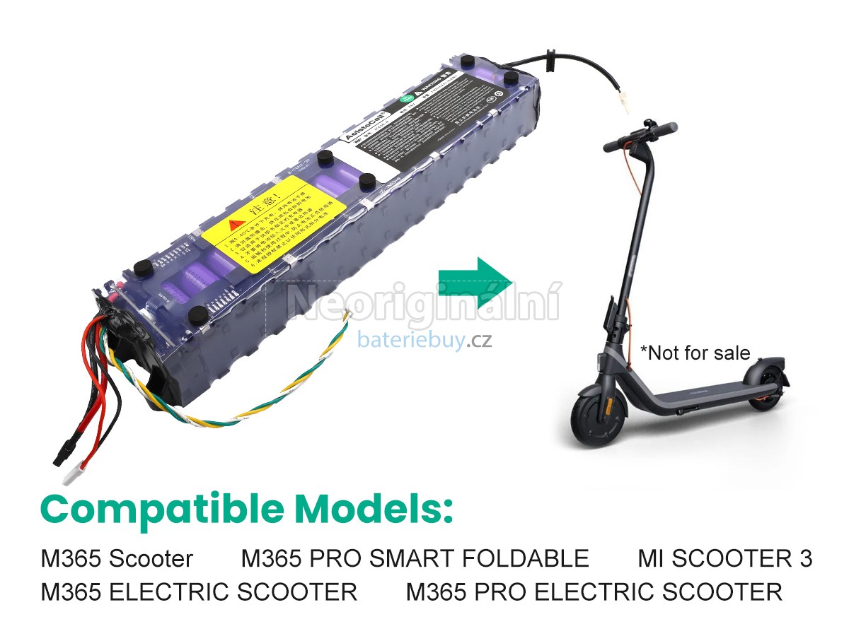 Nahrazení XiaoMi M365 SCOOTER baterie